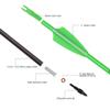 Carbon Arrow Archery 30inch Hunting Target Practice Arrows for Compound & Recurve Bow Spine 500 with Removable Tips (Pack of 12) view 2