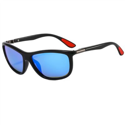 XINXIN Riding Polarized Sunglasses for Men and Women, Outdoor Sports Driving Glasses (Color : B, Size : Medium)