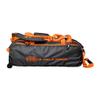 Vise Clear Top 3 Ball Tote Roller Bowling Bag- Black/Orange view 1