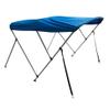Gen3 Marine 3 Bow Bimini Boat Top 54 x 6 x 79-84 - Gray view 2