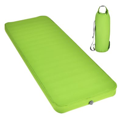 Giantex 4 Inch Self Inflating Camping Mat, Green, Compact, Inflatable, Lightweight