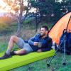 Giantex 4 Inch Self Inflating Camping Mat, Green, Compact, Inflatable, Lightweight view 2