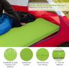 Giantex 4 Inch Self Inflating Camping Mat, Green, Compact, Inflatable, Lightweight view 3