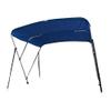 Gen3 Marine 3 Bow Bimini Boat Top 54 x 6 x 79-84 - Black view 3