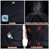 COOLOMG Youth Football Chest Rib Protector Kids Padded Compression Shirt for Rugby Lacrosse Black L view 3