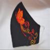 Butterfly Embroidered Cotton Face masks, Partywear /Formal Mask/Embroidered Mask view 2