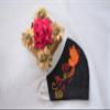 Butterfly Embroidered Cotton Face masks, Partywear /Formal Mask/Embroidered Mask view 4
