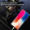WHYUNM26 USB Rechargeable LED Camping Lantern Vintage Camping Lights Portable Waterproof Outdoor Metal Hook Tent Camping Light 3 Light Modes,Black view 4