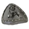 ALTALINE Bicycle Wide Saddle Diamond Vinyl Stitches Retro Bike Seat Black view 4