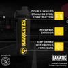Campus Colors NCAA Stainless Steel Water Bottle - Twist on cap - 24 oz - Carry Clip - Keeps Your Drinks Hot or Cold for Hours (Iowa Hawkeyes - Black) view 2