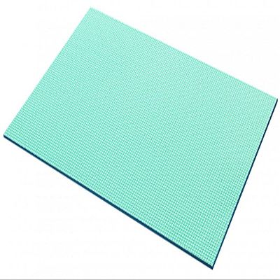 AIREX Official Diana Exercise Mat - Workout Mat for Rehabilitation, Strength Training, Aerobics, Water Fitness, Exercise, Home and Floor Workouts, with Premium Foam 79" x 49" x 0.6", Water Blue