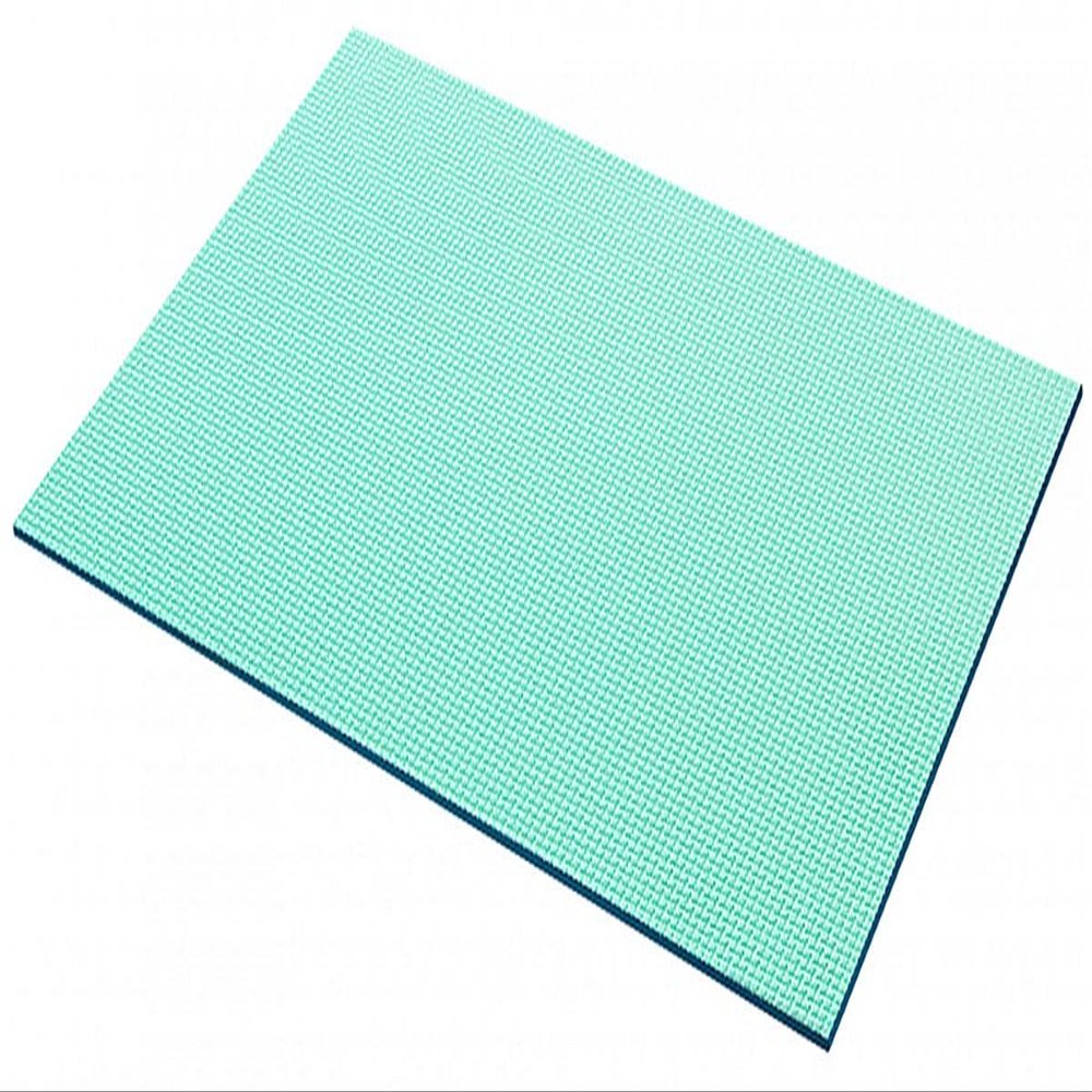 AIREX Official Diana Exercise Mat - Workout Mat for Rehabilitation, Strength Training, Aerobics, Water Fitness, Exercise, Home and Floor Workouts, with Premium Foam 79" x 49" x 0.6", Water Blue