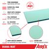 AIREX Official Diana Exercise Mat - Workout Mat for Rehabilitation, Strength Training, Aerobics, Water Fitness, Exercise, Home and Floor Workouts, with Premium Foam 79" x 49" x 0.6", Water Blue view 2