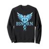 Caduceus Graphic Medical Emblem BSN Registered Nurse RN Sweatshirt view 1
