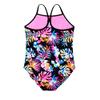 Catalina Girls Racerback One Piece Swimsuit, Black Floral Print, 4-5 US view 2