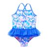 Catalina Girls with Tutu Skirt One Piece Swimsuit, Unicorn Tye Dye Print, 12 Months US view 1
