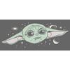 Girl's Star Wars: The Mandalorian Daydreaming Child T-Shirt - Black - X Large view 2