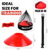 75/50/40/20 Pack, Pro-Grade Soccer Training Cones Set, Durable Agility Soccer Cones with Carry Bag & Strap Holder Ideal for Sports Training, Football, Soccer, Basketball- Trusted by Coaches & Athletes view 2
