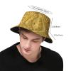 3D Funny Realistic Food Custard Cream Unisex Bucket Hat Summer Beach Sun Hat Packable Fisherman Hat view 3
