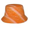 3D Funny Realistic Food Salmon Sushi Unisex Bucket Hat Summer Beach Sun Hat Packable Fisherman Hat
