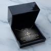 Cross Dancing Necklace Luxury Box Cross Necklace Gifts for Best Mom from Luckiest Son Daughter for Mother 's Day Or Birthdays with Message Card view 1