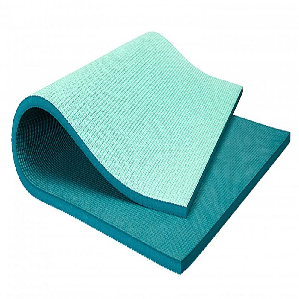 AIREX Official Titania Exercise Mat - Workout Mat for Rehabilitation, Strength Training, Aerobics, Water Fitness, Exercise, Home and Floor Workouts, with Premium Foam 79" x 49" x 1.25", Water Blue