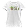 STAR WARS girls Star Wars: Mandalorian the Child Short Sleeve Tee T Shirt, White, X-Small US view 1