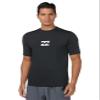 Billabong Men's Standard Classic Short Sleeve Loose Fit Rashguard, Black Wave, Small view 1
