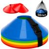 75/50/25 Pack, Pro-Grade Soccer Training Cones Set, Durable Agility Soccer Cones with Carry Bag & Strap Holder Ideal for Sports Training, Football, Soccer, Basketball- Trusted by Coaches & Athletes view 1