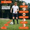 75/50/25 Pack, Pro-Grade Soccer Training Cones Set, Durable Agility Soccer Cones with Carry Bag & Strap Holder Ideal for Sports Training, Football, Soccer, Basketball- Trusted by Coaches & Athletes view 4
