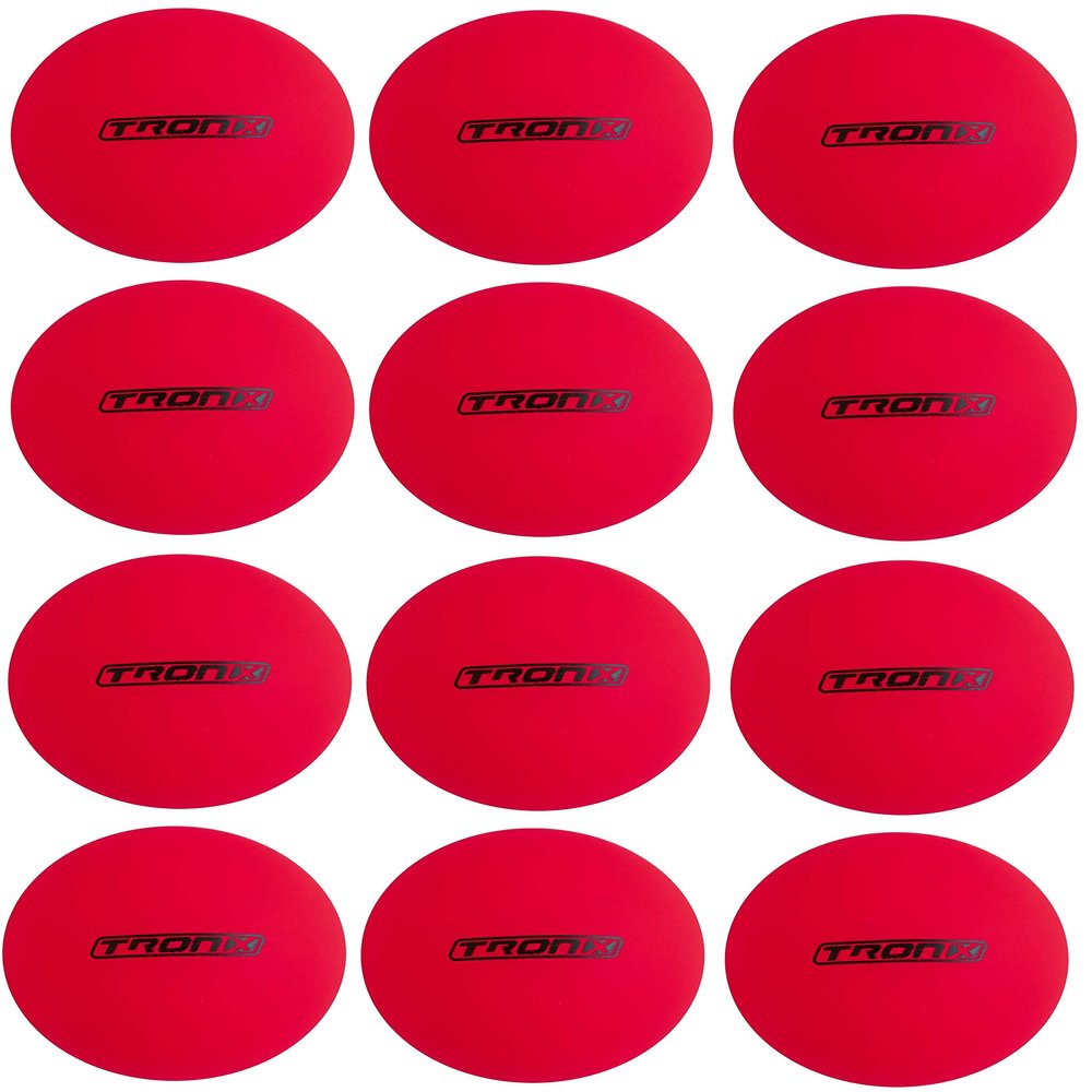 TronX Street Hockey Balls - 12 Pack - No Bounce Pink Cold Weather Outdoor Official Street Roller Hockey Balls