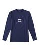 Billabong Men's Standard Classic Long Sleeve Loose Fit Rashguard, Navy Wave, Small view 1