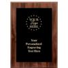 Crown Awards Custom Logo Wood Plaque Award, 6"x8" Metallix Wood Plaque Personalized with Black Plate view 1