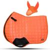Gallop Shop Glow Satin Jumping Pro Numnah Cloth/Horse Saddle Pad (Orange, Cob/Pony) view 1