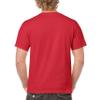 Beware of Pit Bull T-Shirt Dean Russo Art Colorful Cute Dog Men's Tee Red XX-Large view 2
