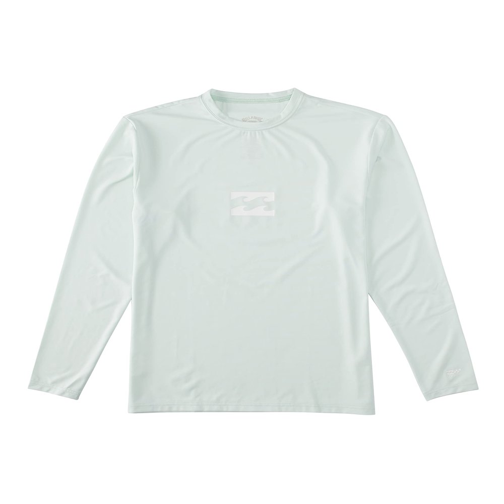 Billabong Men's Standard Classic Long Sleeve Loose Fit Rashguard, Seaglass Wave, Small