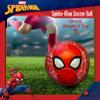 Marvel Spider-Man Soccer Ball, Mask and Webs Design Youth Kids Futbol, Multi, Size 5, Red Combo view 2