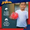 Marvel Spider-Man Soccer Ball, Mask and Webs Design Youth Kids Futbol, Multi, Size 5, Red Combo view 4