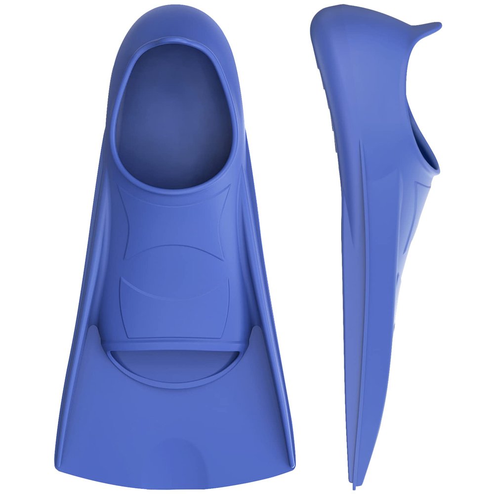 Gintenco Swim Fins, Swim Training Fins for Snorkeling Swimming Diving, Travel Size Flippers with BagFloating Fins for Adults Men Women Kids
