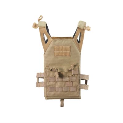 Lancer Tactical Light Weight Kid's Vest w/EVA Plates for Outdoor/Indoor Airsoft Paintball (Tan/Kid's Size)