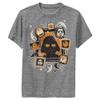 STAR WARS Boy's Dark Side Halloween Performance Tee - Charcoal Heather - Large view 1