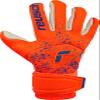 Reusch Pure Contact Speedbump Goalkeeper Gloves, Orange/White, Size 11 view 2