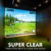 Aikeec Golf Simulator Impact Screen  7mm Thickened Ultra-Clear Hitting Screen with 32 Grommets (10ft x 8.5ft) for Indoor, Outdoor & Garage Training Swing view 3