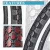 2 Pack White Wall Cruiser Bike Tires and Tubes (Pair White Wall Bike Tires and Tubes) view 4