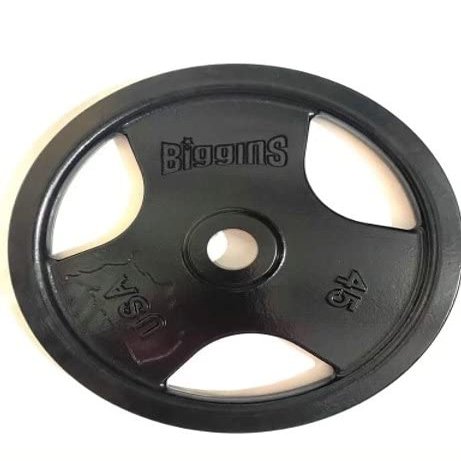Biggins 2.0 Machined Cast Iron 45Lb Olympic Weight Plate Pair