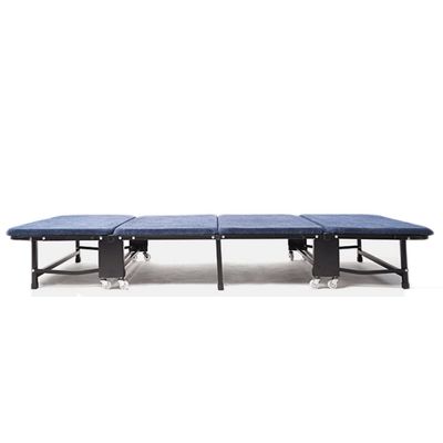 Camping Cot Bed Easy to Fold Heavy Duty Folding Bed, 300 Lbs Max Weight Capacity, Guest Bed with 3D Stretch Knit Material Cover Mattress Comfortable for Outdoor&Indoor (Size : 80cm in Width)