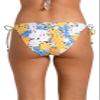Sunshine 79 Women's Side Loop Hipster Bikini Swimsuit Bottom, Sky Blue//Daisy Daze, 8 view 2