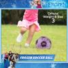 Disney Frozen Soccer Ball, Anna and Elsa Design Youth Kids Mini Soccer Ball, Purple, Size 3 view 2