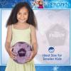 Disney Frozen Soccer Ball, Anna and Elsa Design Youth Kids Mini Soccer Ball, Purple, Size 3 view 4