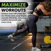 Gradient Fitness Ankle Straps (2 Pack) | Ankle Strap for Cable Machine, Ankle Bands for Working Out, Cable Ankle Strap, Cable Machine Attachment, Ankle Cable Attachments for Gym (Grey|Green) view 2